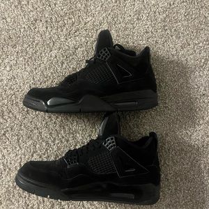 Air Jordan 4 Black Cat, Size 10, Black